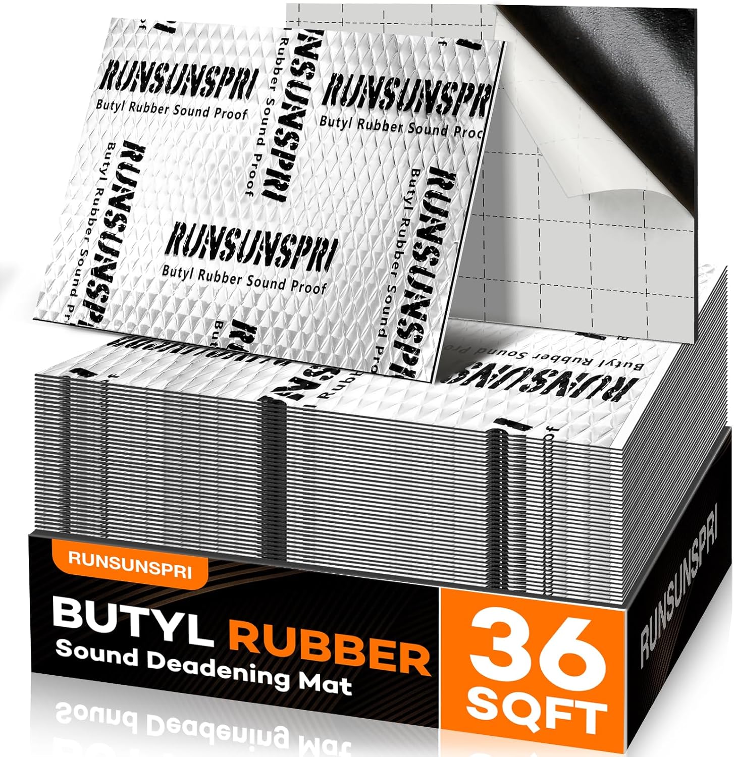 Amazon Basics Car Sound Deadening Mat, 9.8