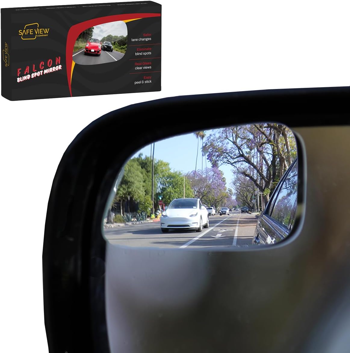 Blind Spot Convex Car Mirrors: XLarge Rear View - Rearview Automotive Mirror for Car - Exterior Accessories and Interior for W - best blind spot mirrors
