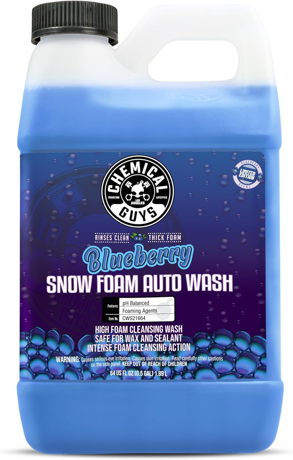 Chemical Guys Extreme Bodywash & Wax Foaming Car Wash Soap - Soap for Foam Cannons, Foam Guns, or Bucket Washes for Cars, Trucks, - best car wash soaps