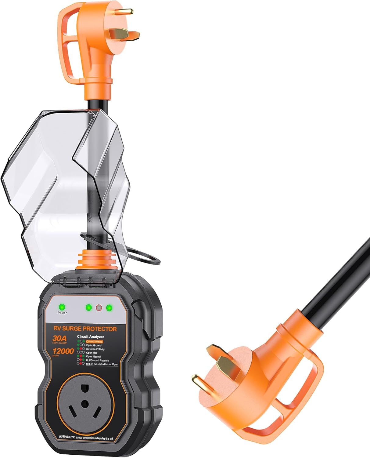 CRTBETLIF RV Surge Protector 30 amp, 2026 Upgraded 13000J Surge Protection RV Circuit Analyzer 30 amp RV Surge Protector with Wate