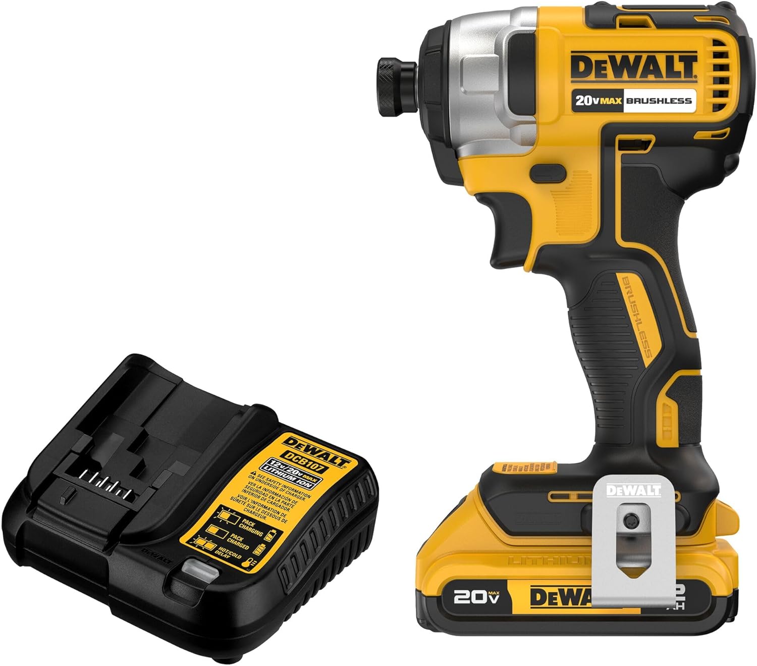 DEWALT 20V MAX Impact Driver, 1/4 Inch, Battery and Charger Included (DCF787D1) - Amazon.com - best impact driver