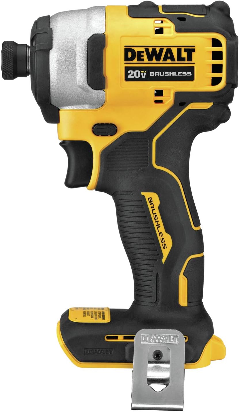 DEWALT ATOMIC 20V MAX* Impact Driver, Cordless, Compact, 1/4-Inch, Tool Only (DCF809B) - Amazon.com - best impact driver