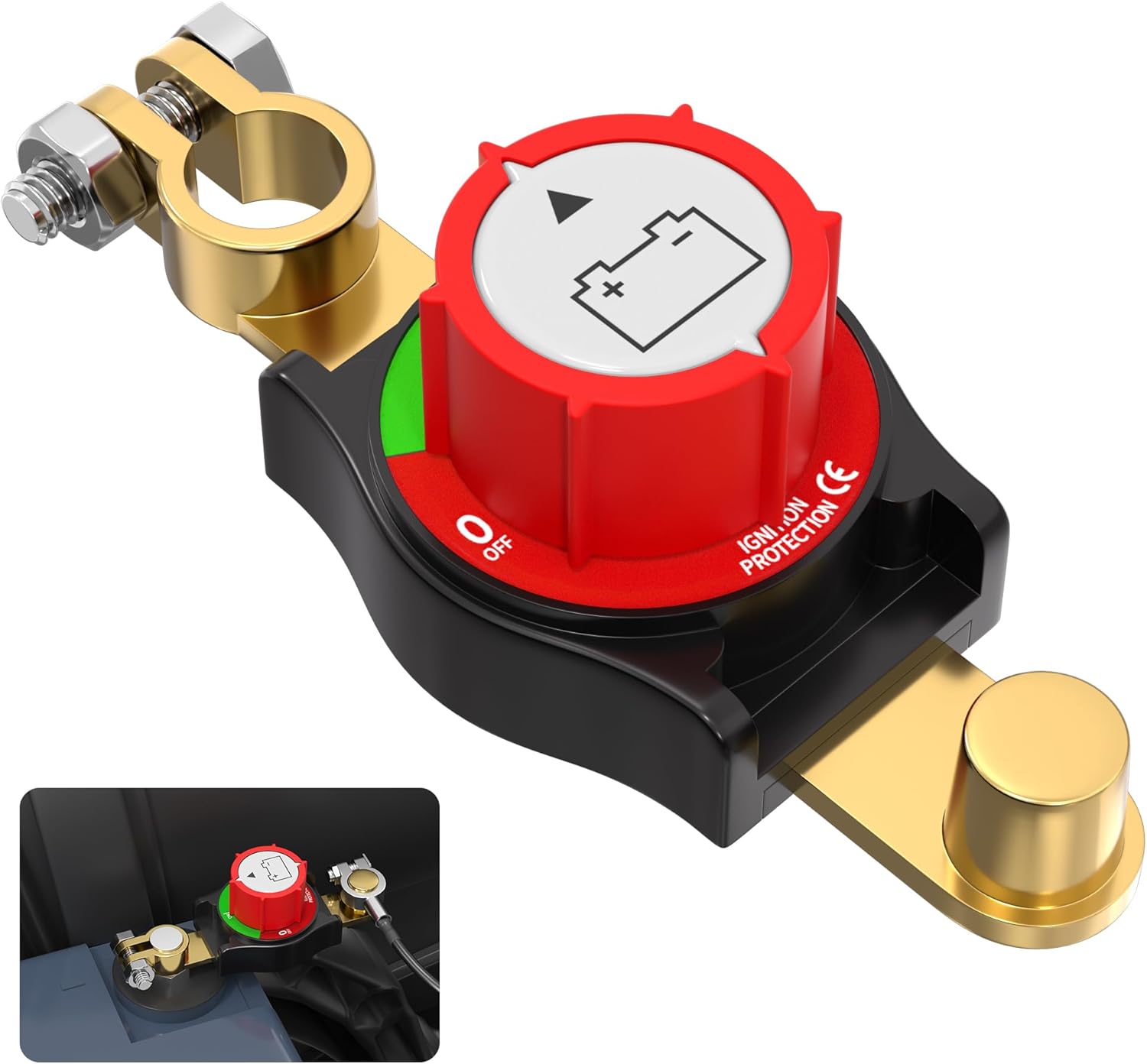 Dual Battery Isolator Kit 12V - 140 Amp Voltage Sensitive Relay (VSR) for Dual Battery Setup