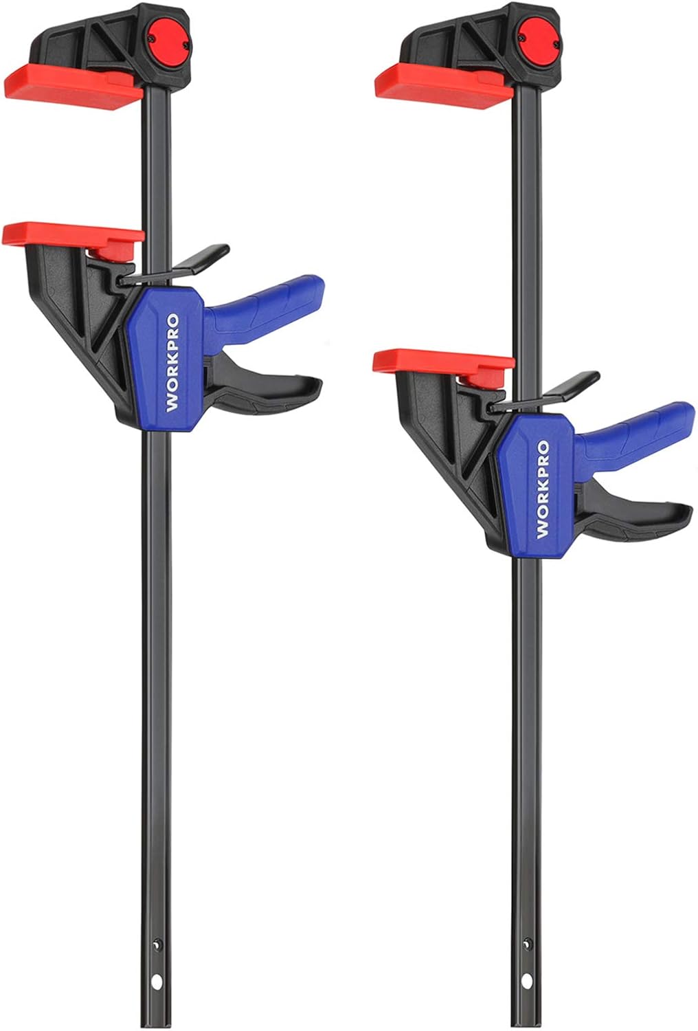 EQUIPTZ 12 inch Bar Clamps for Woodworking – 2 Pack Quick Grip Clamps Set with 150 lbs Force – Wood Clamps for Gluing, Carpentry - best clamps for woodworking