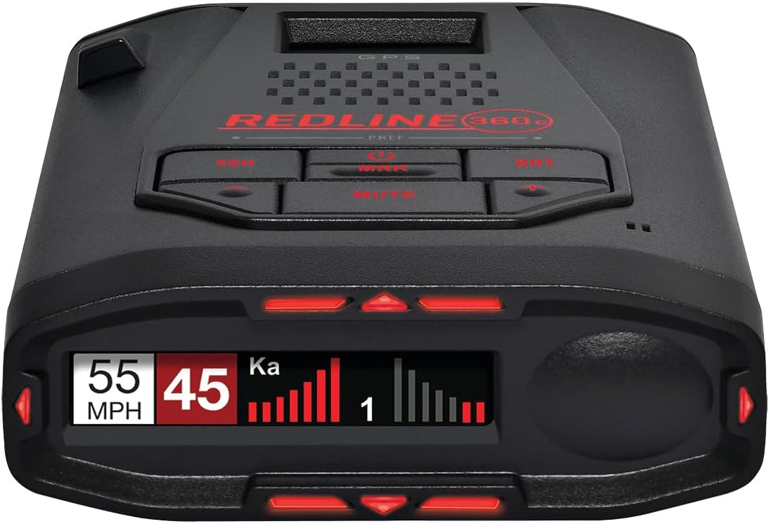 Escort Redline 360c Plug and Play Radar Detector - Extreme Range, Rapid Response Times, Full Stealth, 360 Degree Awareness, Adv - best radar detectors