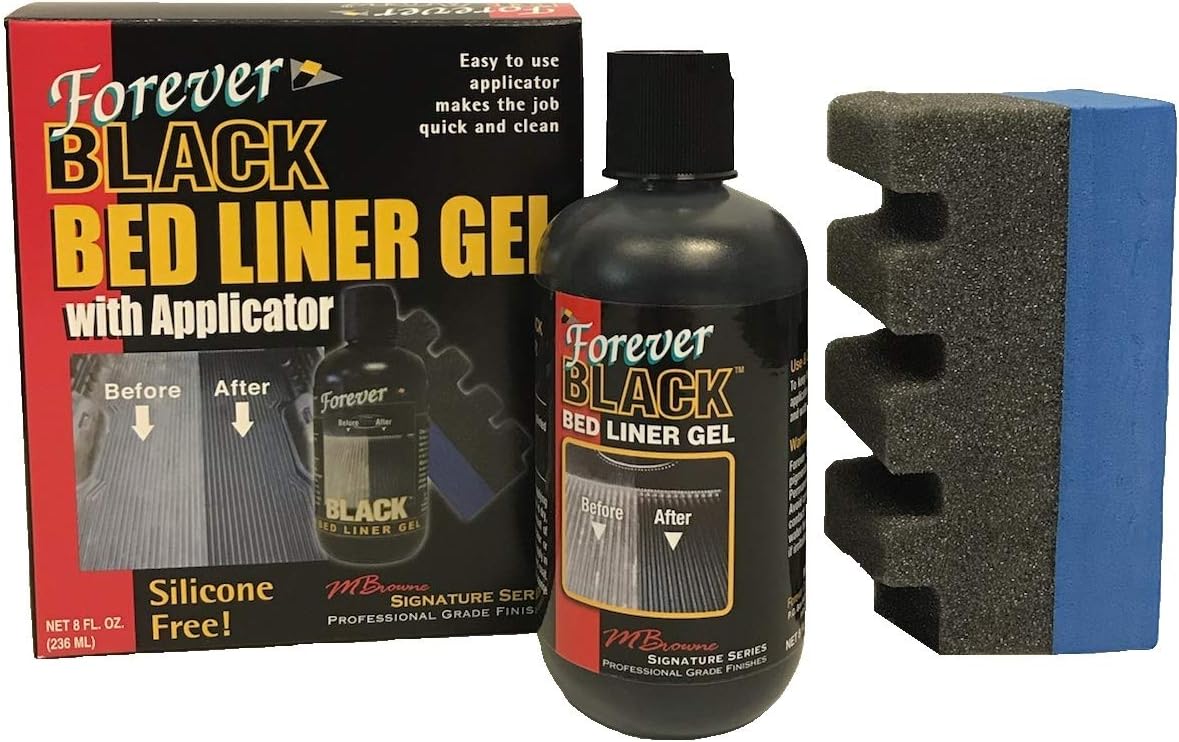 Forever Black Truck Bed Liner Gel - best truck bed liner spray