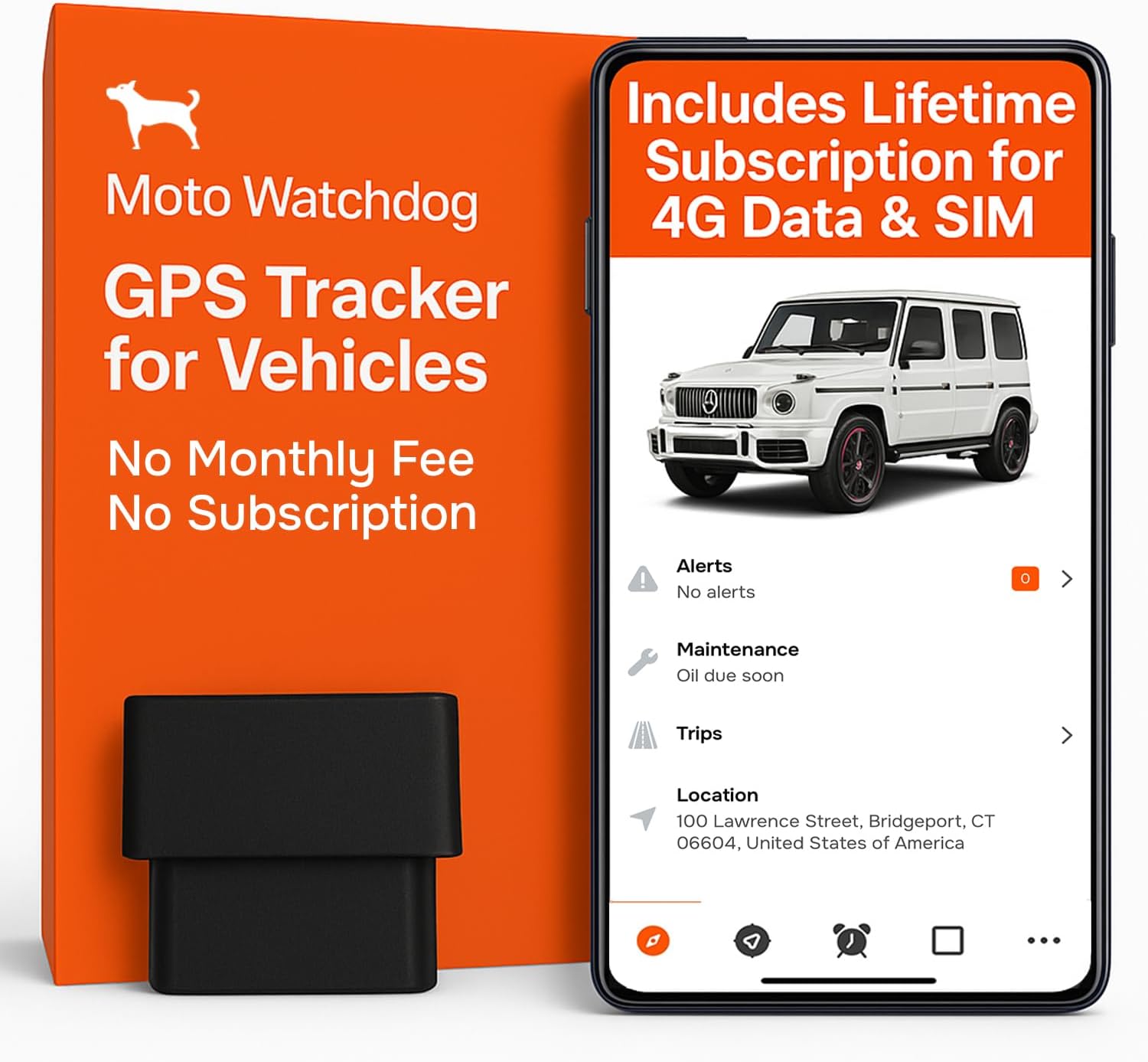 GPS Tracker for Vehicles, No Subscription with Real-Time Location, Mileage Tracking, Speeding Monitoring, Route History, Geo - best car gps trackers