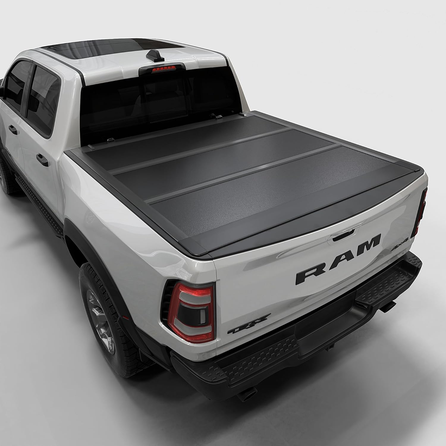 Hard Folding Truck Bed Tonneau Cover Compatiable with Dodge Ram 1500 Classic&New(2002-2026) 2500&3500(2003-2026) 6.4 ft Stand - best tonneau cover