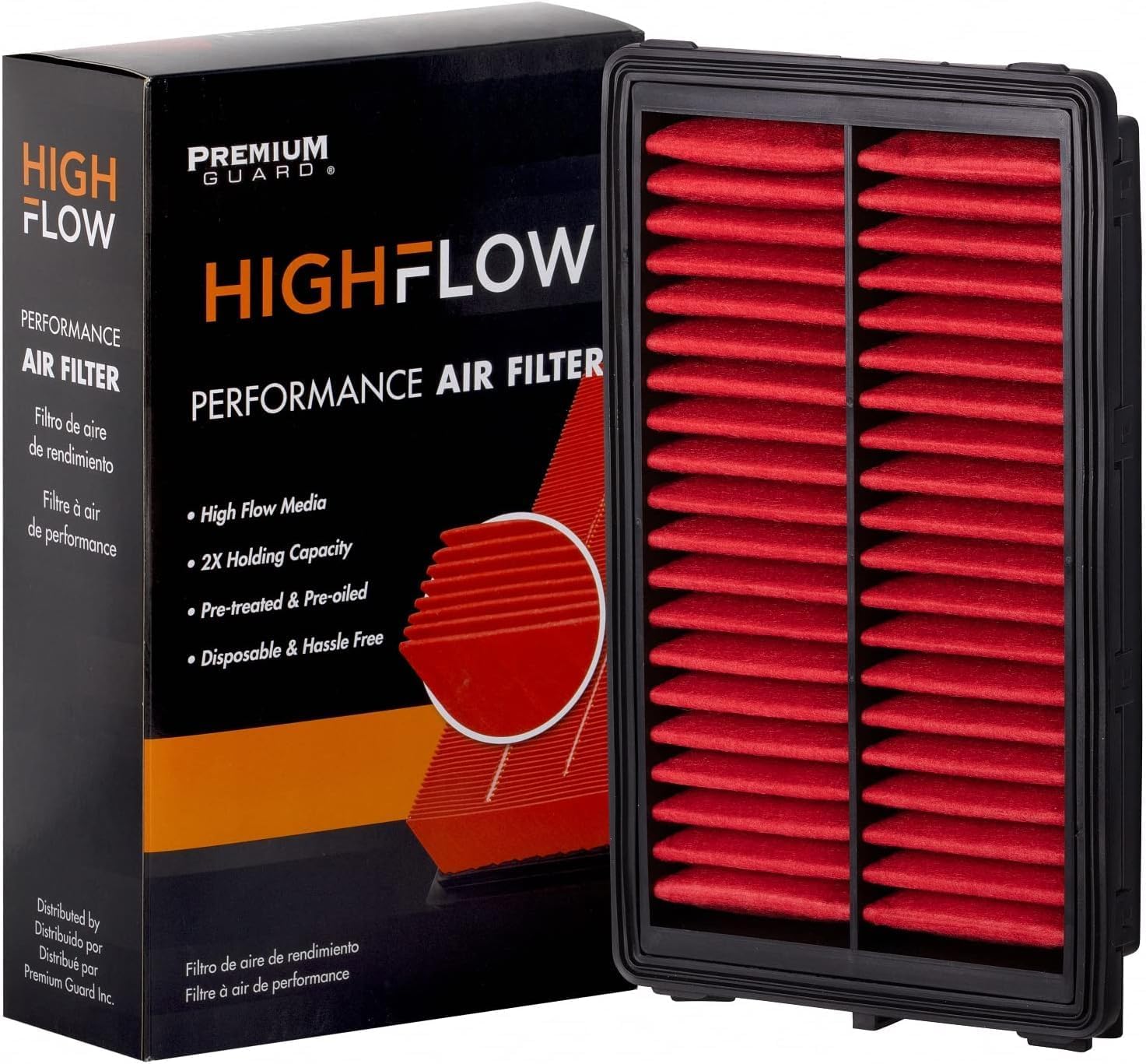 HIGHFLOW High Performance, Pre-Oiled Disposable Engine Air Filter PA99540X | Fits 2022-2025 Hyundai Tucson, 2021-2025 Santa Fe, 2 - best performance air filter