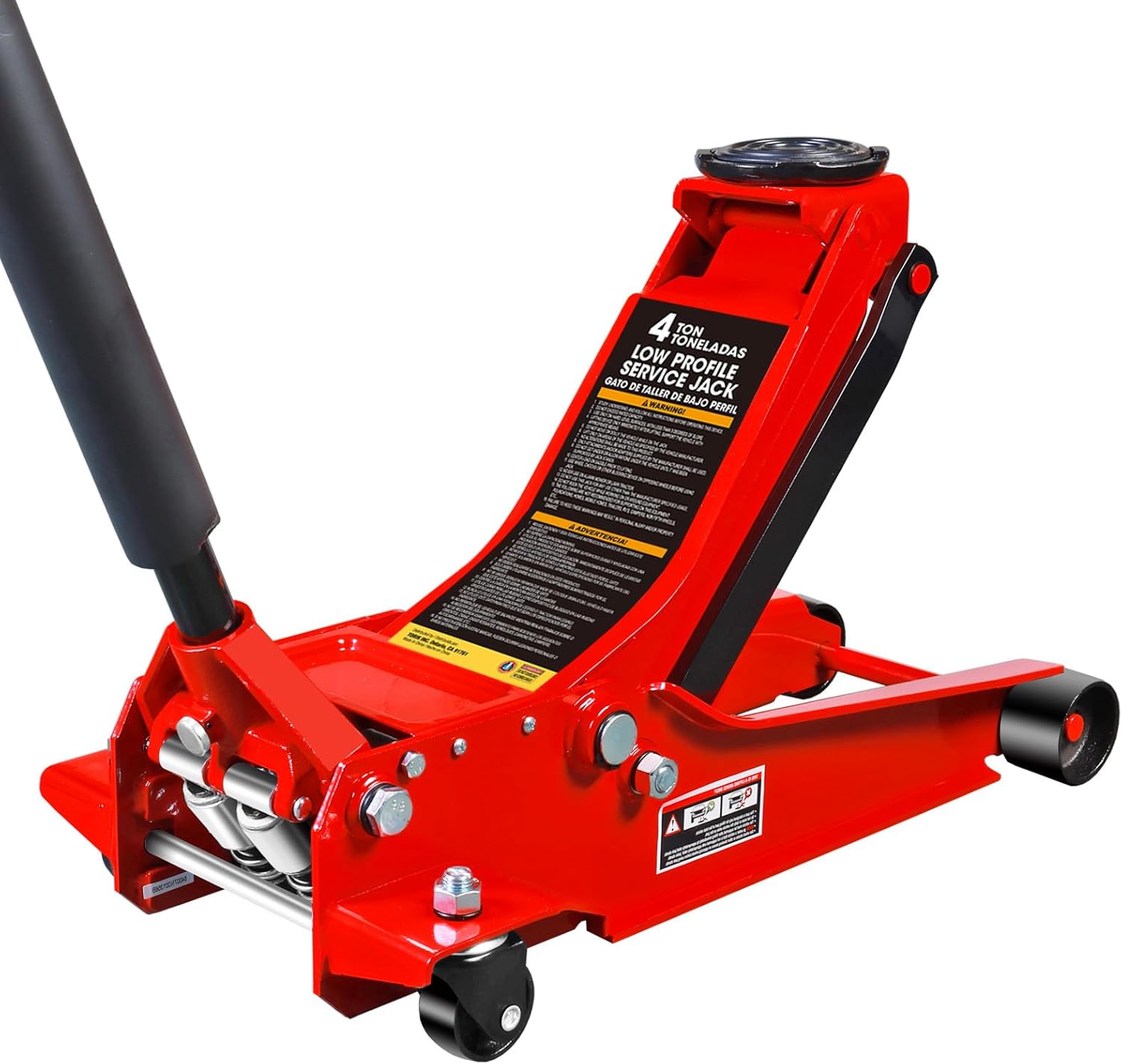 Jack Boss Floor Jack 3 Ton Capacity Fast Lift Service Jack Steel Heavy Duty Hydraulic Car Jack - best hydraulic floor jacks