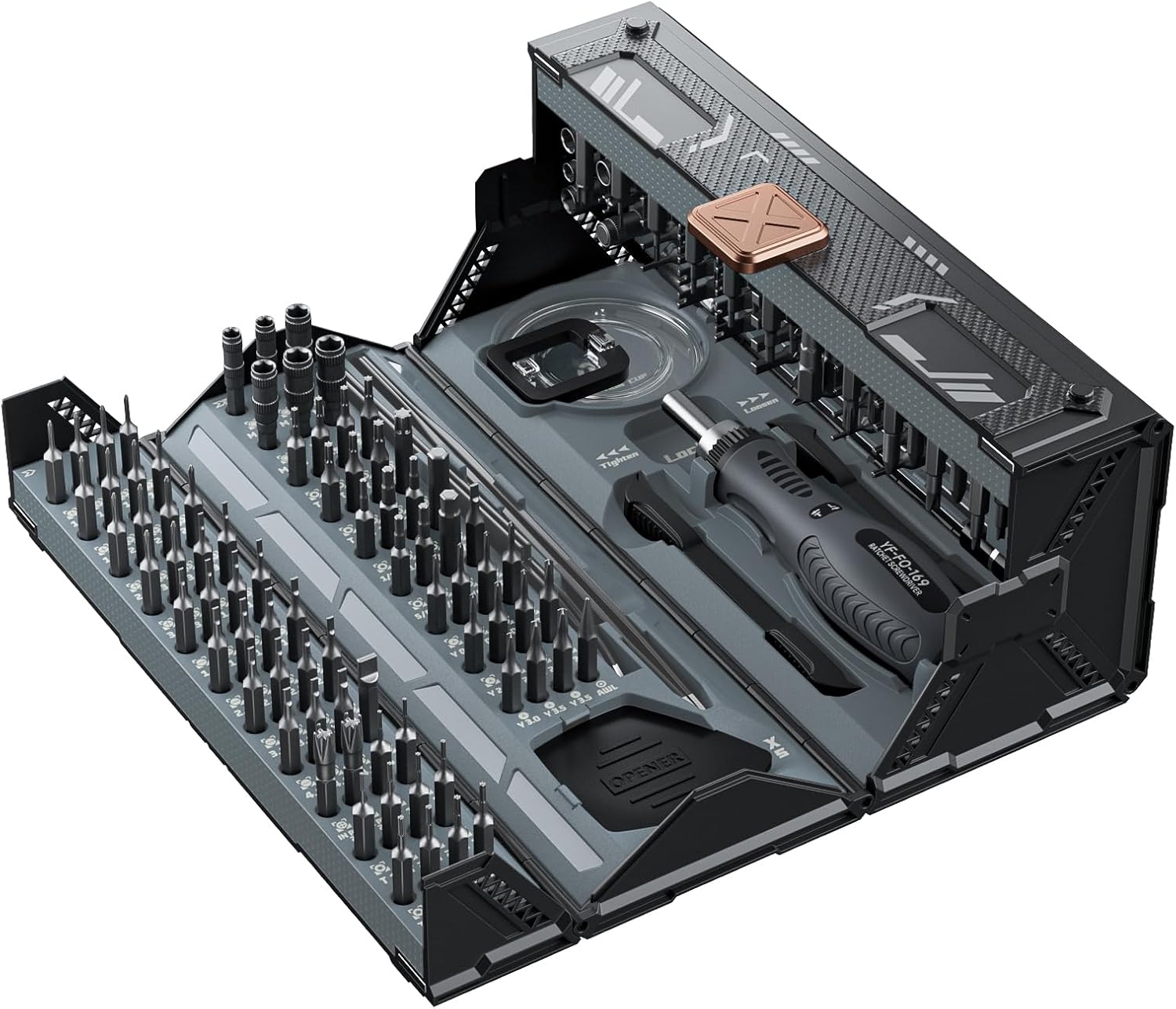 JOREST 152 in 1 Precision Screwdriver Set, Tool Gifts for Men, Magnetic Tool Kit with Torx Triwing Bits, Repair for Electronics - best precision screwdriver set