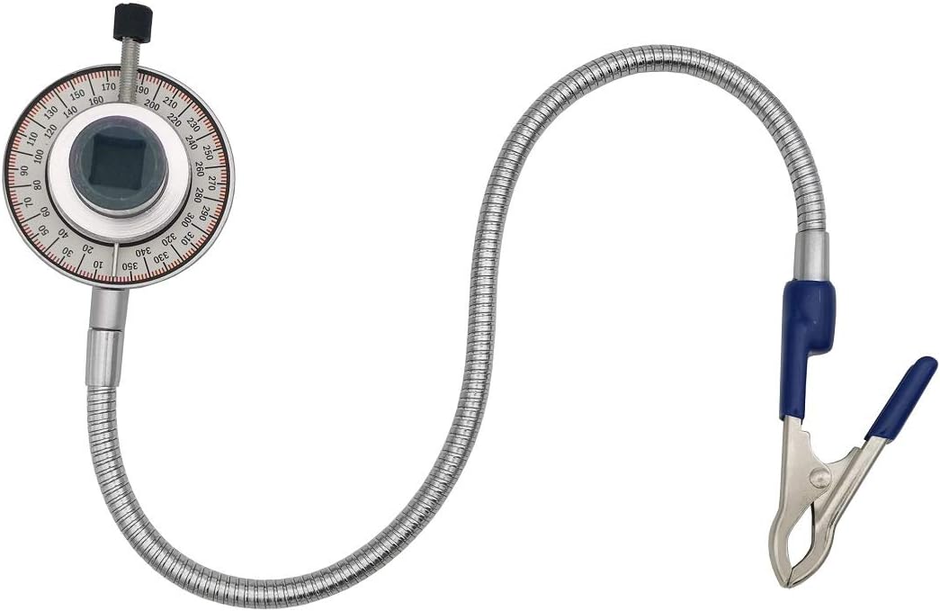JOYFUL&HOPEFUL Torque Angle Gauge 1/2,Torque Angle Meter,360 Degree Torque Wrench,w/Flexible Clip Arm - Amazon.com