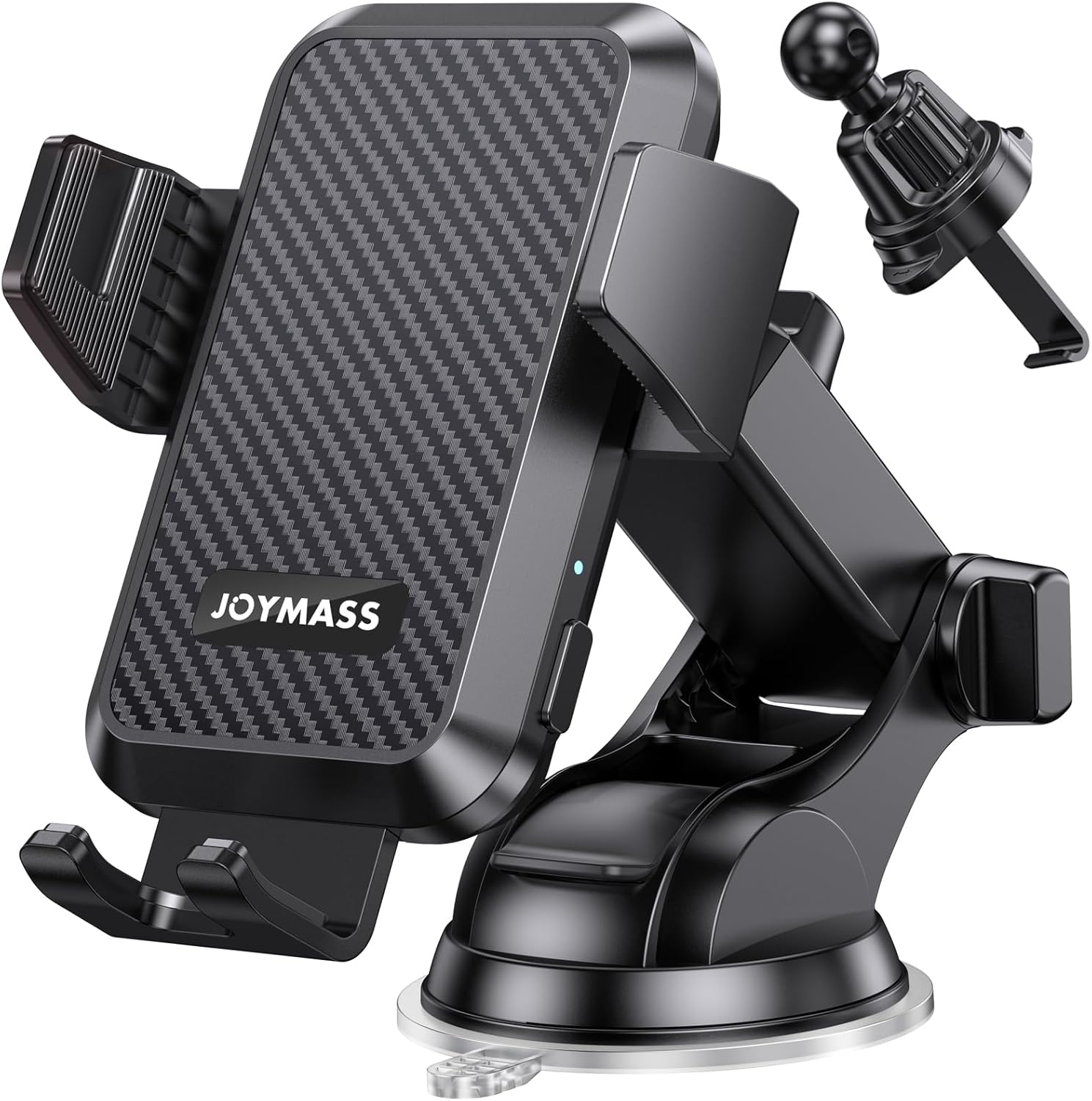 JOYMASS Wireless Car Charger, Phone Holders for Your Car, 15W Auto Clamping Phone Mount Car Accessories for iPhone 16 15 14 13 1 - best wireless car charger mount