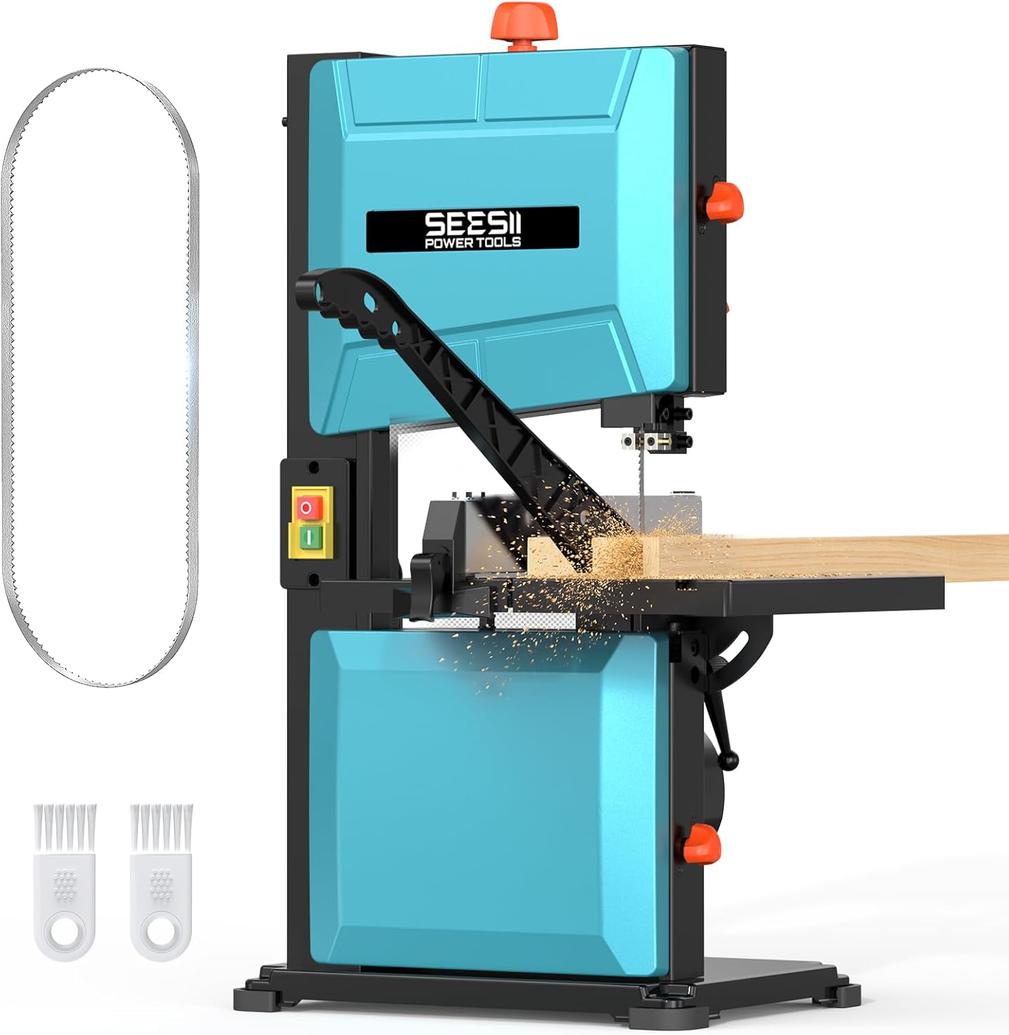 KFMK 10A Variable Speed Metal Band Saw with Large Workbench, 5