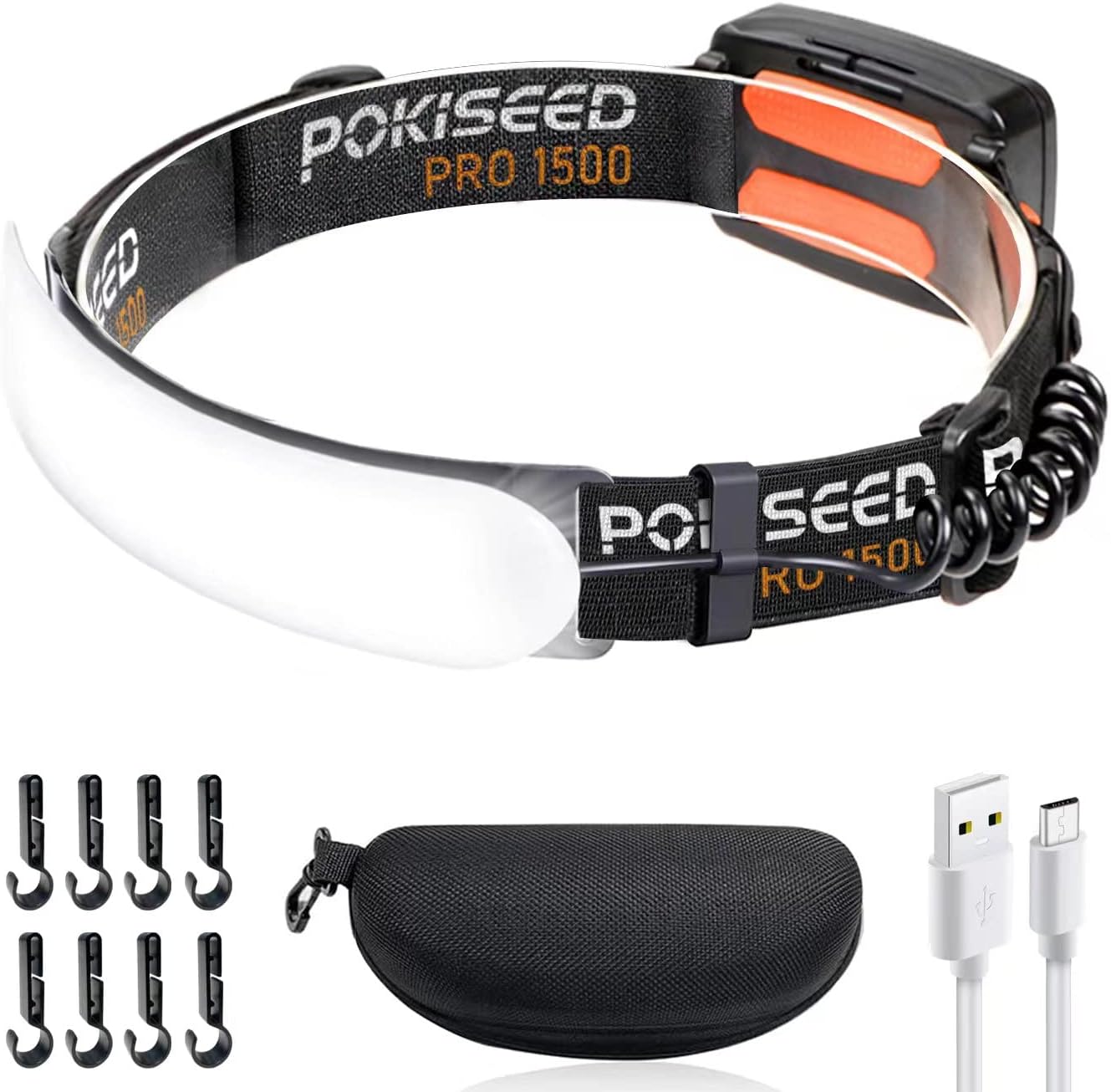 Klein Tools 56308 Rechargeable Headlamp with Strap, 575 Lumens, Wide-Beam LED, All-On or Direct Focus Modes, for Work and Outd - best headlamp for mechanics