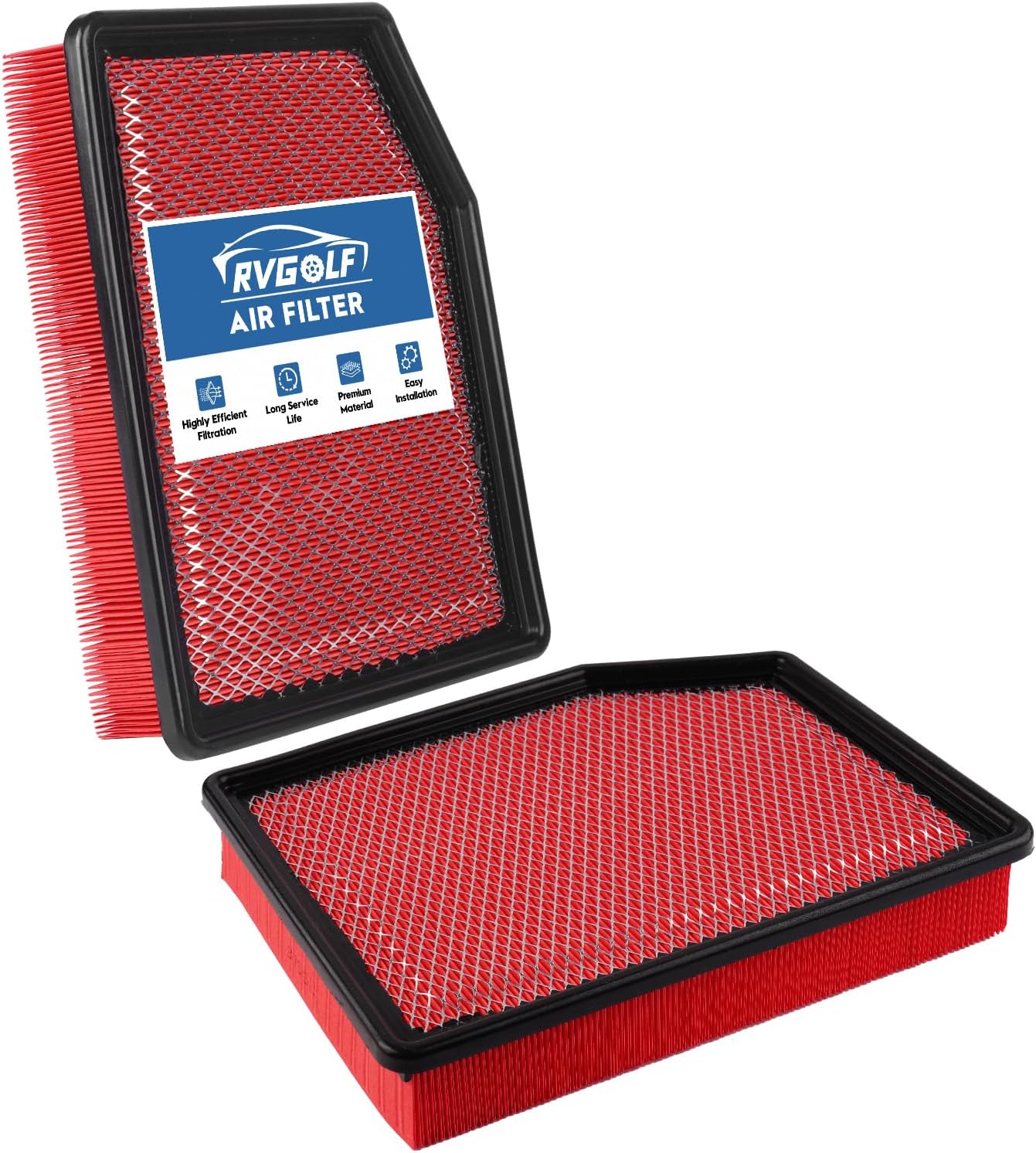 K&N Engine Air Filter: Long Life 18,000 Mile Replacement Air Filter: Compatible with 1999-2019 Chevy/GMC Truck/SUV V6/V8 (Si - best performance air filter