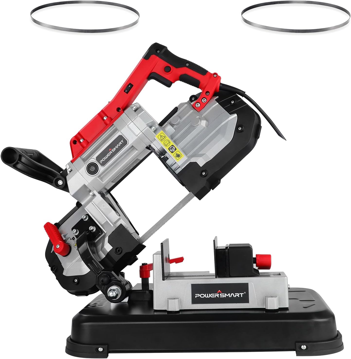 MAXXT Bandsaw with Table Saw, 10 Amp 5 Inch Deep Cut Band Saw with Lightweight Aluminum Base, Variable Speed Handheld Automati - best band saw