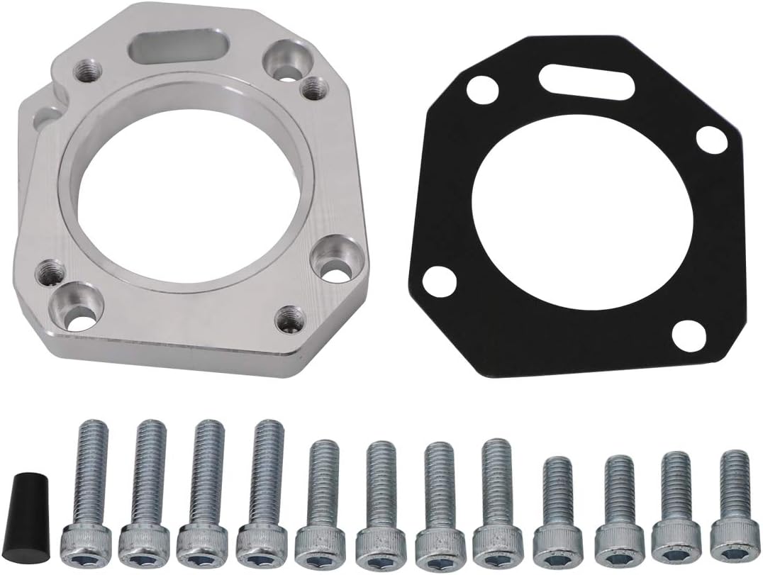 MFZDQL 200-617 Throttle Body Spacer Compatible With Chevrolet Silverado GMC Sierra 4.8L 5.3L 6.0L 2007-2013 - best throttle body spacer