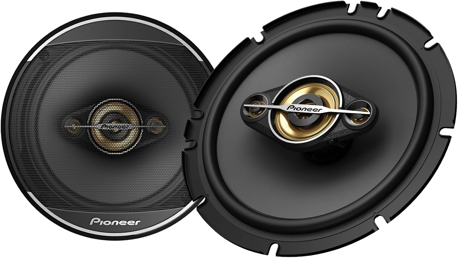 PIONEER A-Series Plus TS-A1681F 6.5” 4-Way Speakers (Pair) – 350W Max, Balanced Sound + Smooth Treble, Enhanced Bass, Ideal Fact - best car speakers