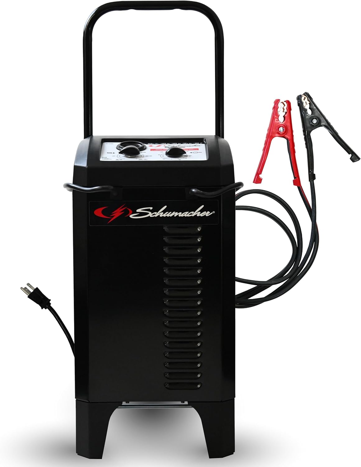 Schumacher Electric Wheeled Manual 10A Car Battery Charger and 250A Engine Starter, 2-in-1 Solution, 50A Boost, for 6V/12V Power Sp - best battery chargers