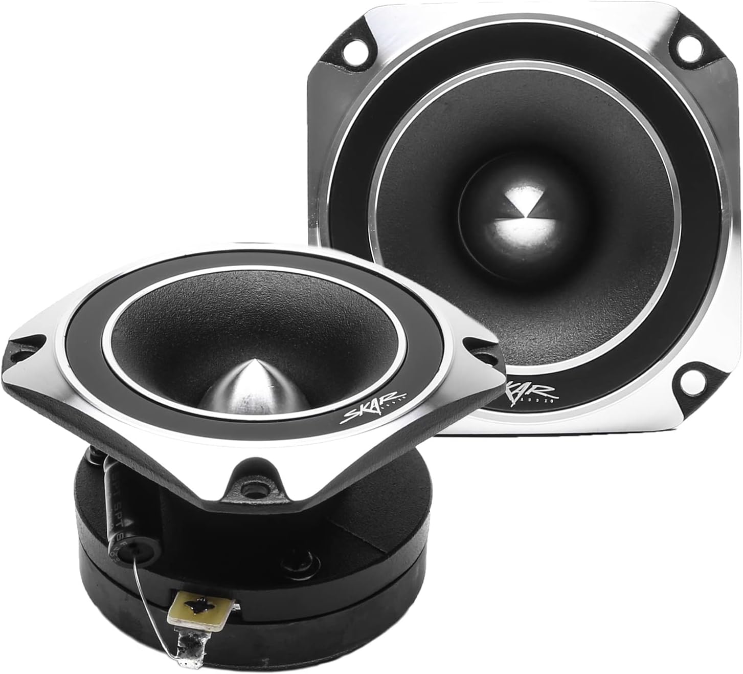 Skar Audio SPX-T 1-Inch 320 Watt Max Power Elite Neodymium Aluminum Dome Tweeters, Pair - best car tweeter speakers