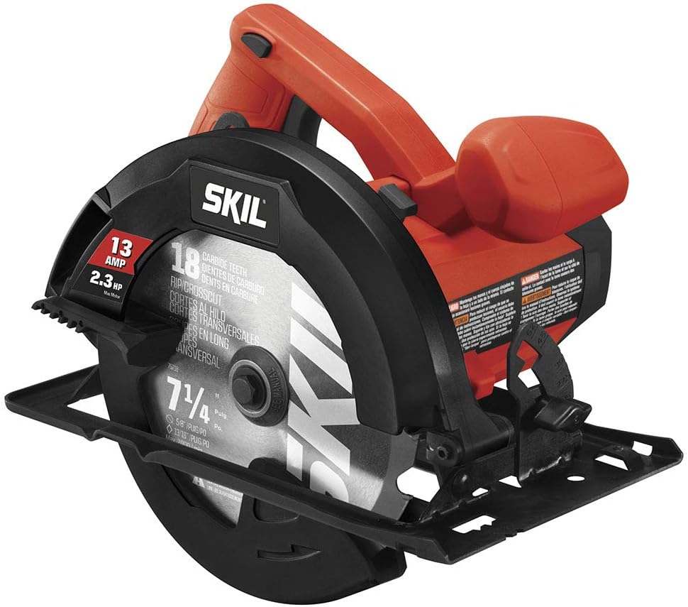SKIL 15 Amp 7-1/4 Inch Circular Saw with Single Beam Laser Guide - 5280-01 - best circular saw