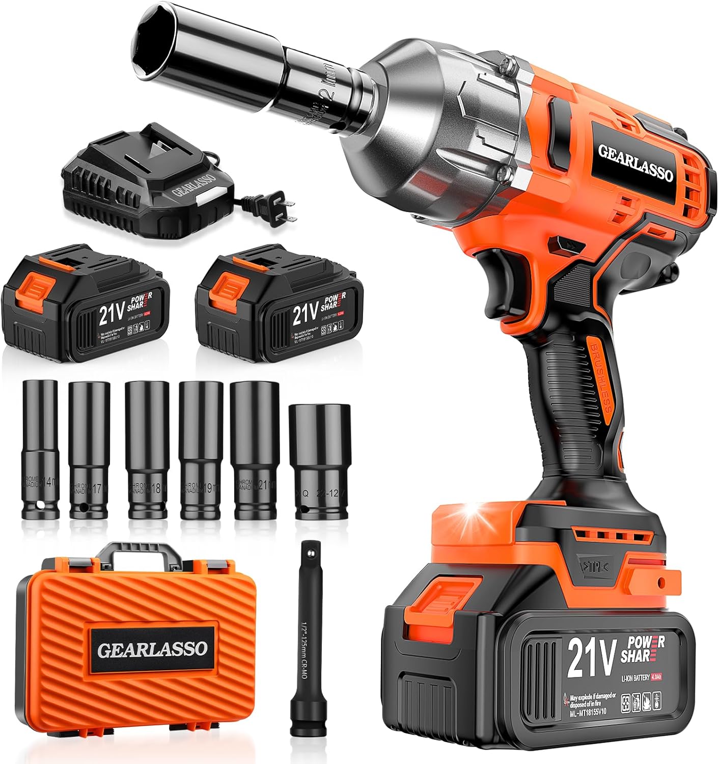 SOARFLY Upgraded Cordless Impact Wrench 1/2