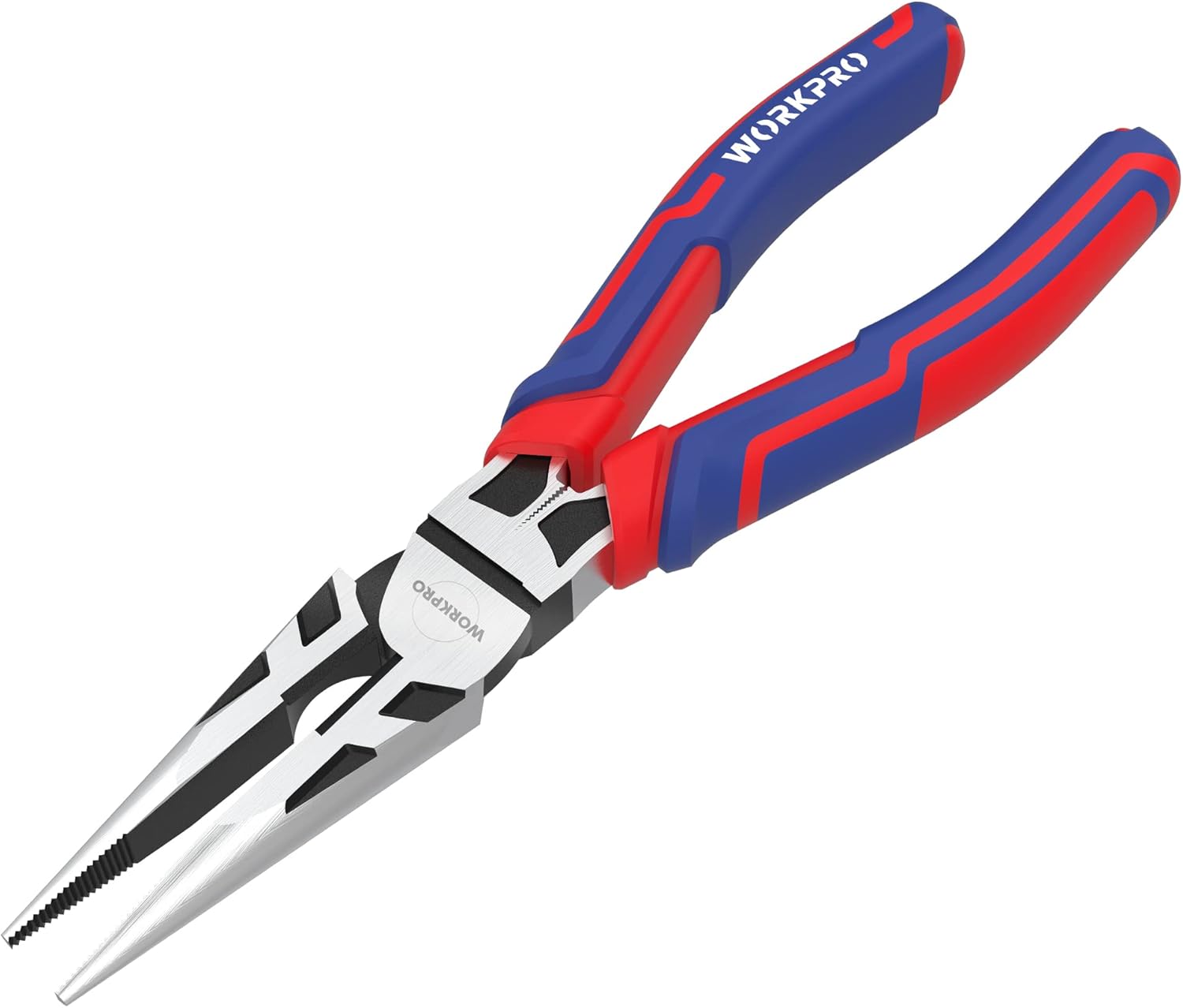 ZUZUAN Premium Long Needle Nose Pliers-6''&8'', Paper Clamp Precision, High Carbon Steel, Soft Grip with Wire Cutter, Long Nose - best needle nose pliers